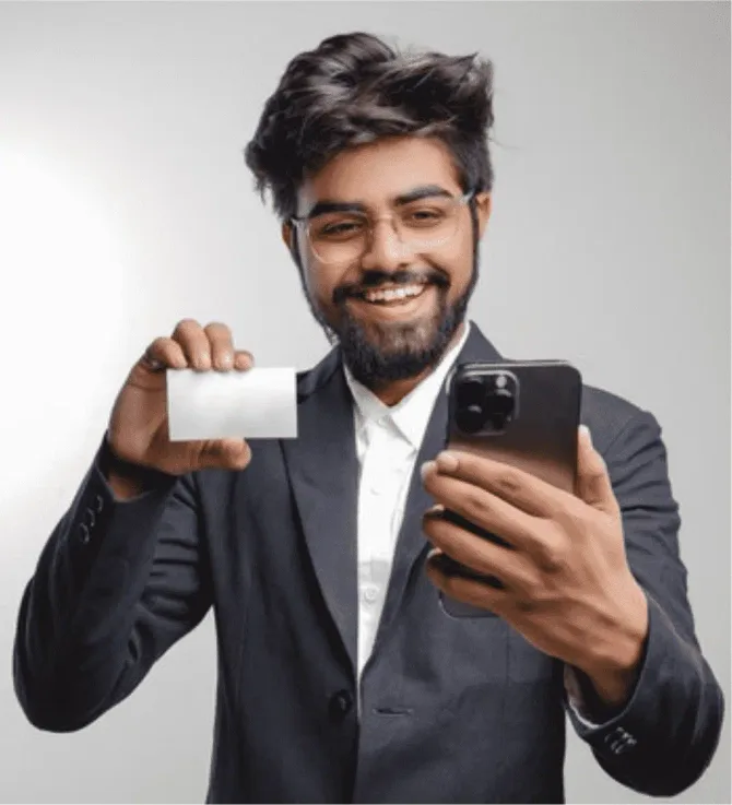 The Eventdex business card scanner