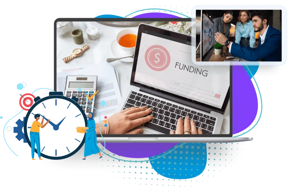 A fundraising event dashboard