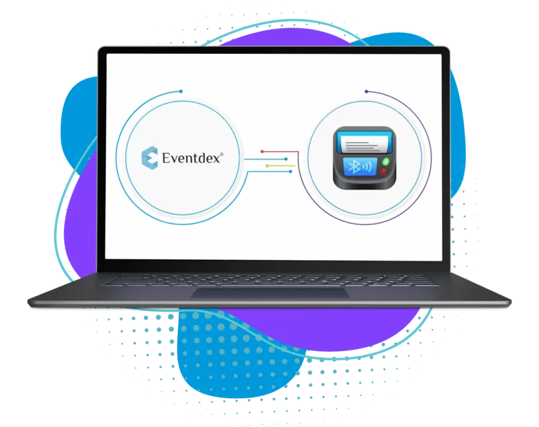Eventdex with Wi-Fi and Bluetooth Printers