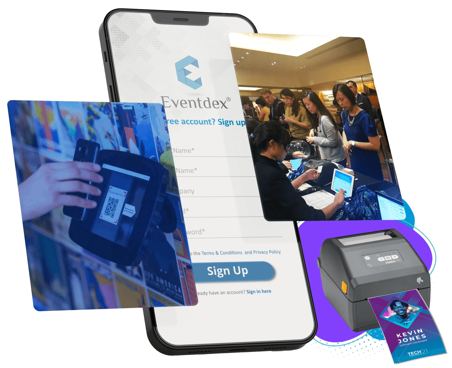The Eventdex in-person event platform