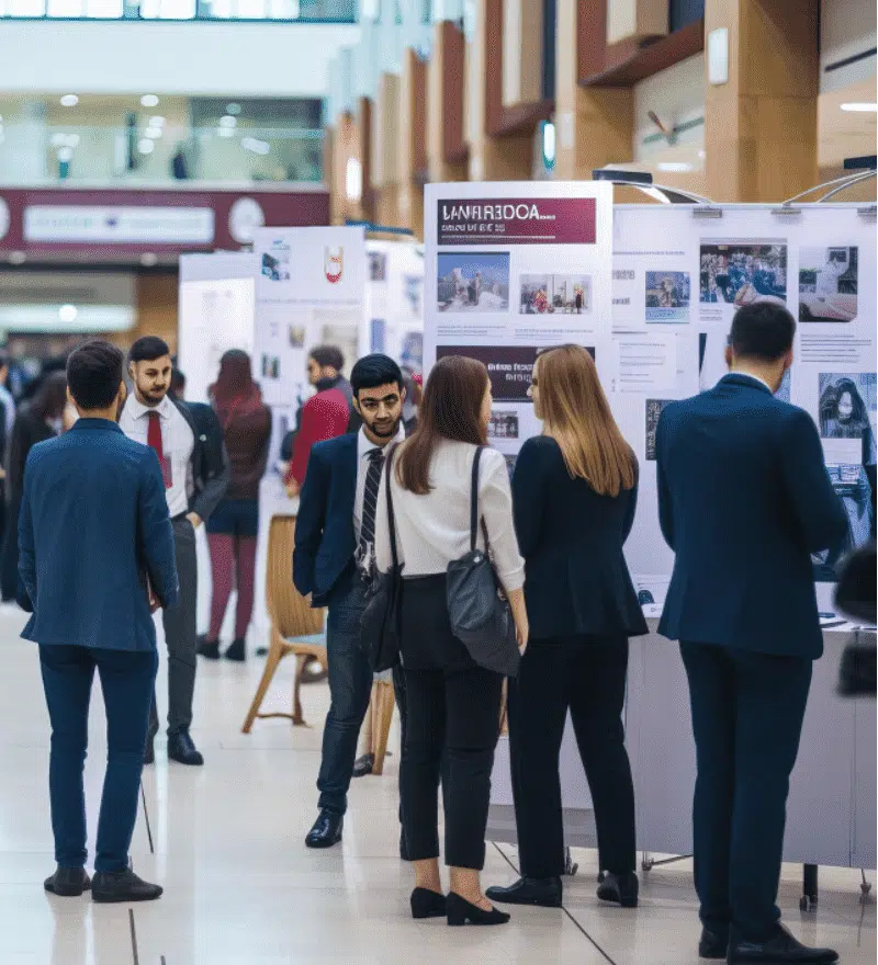 Capturing leads at a trade show