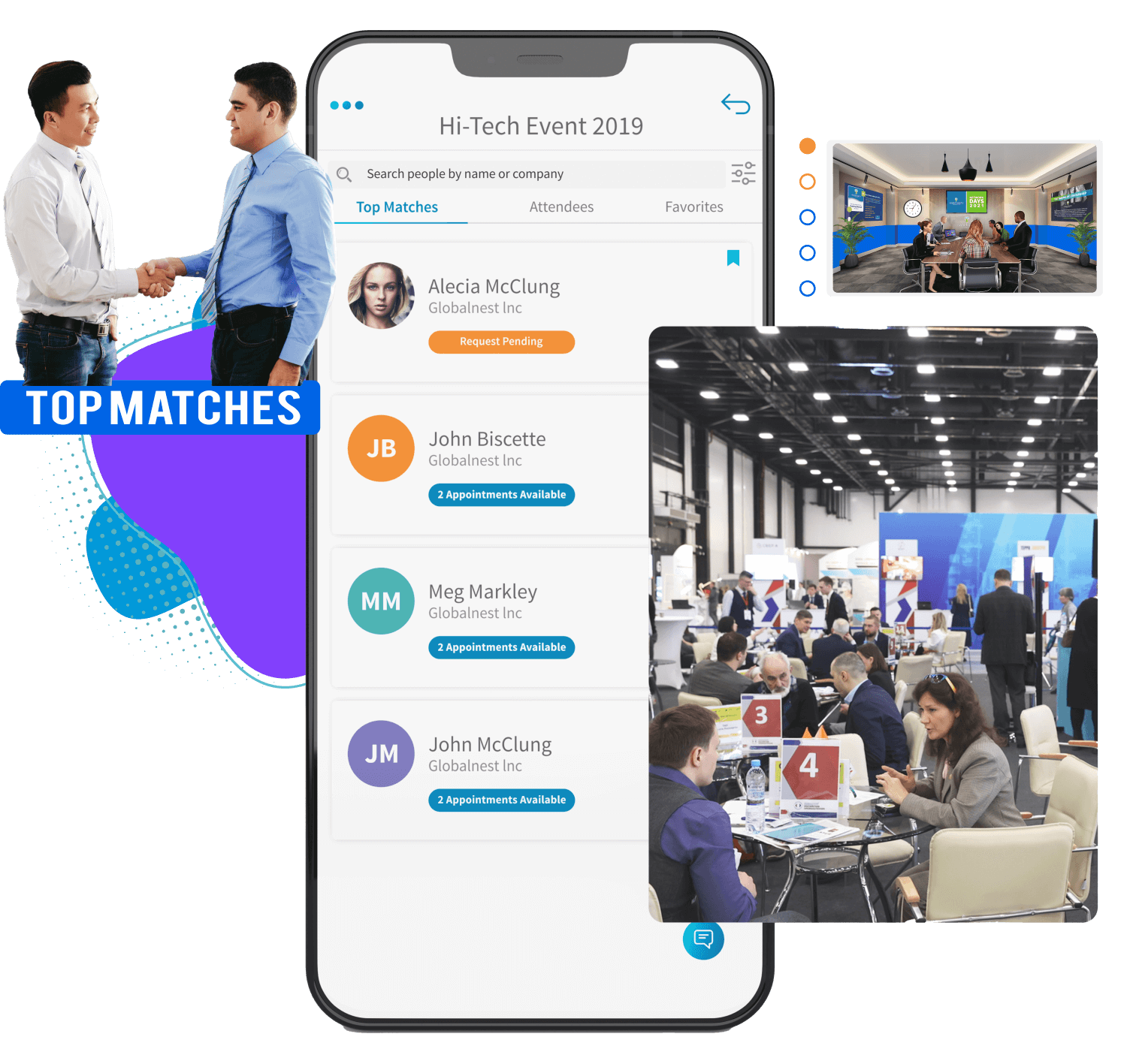 The Eventdex AI business matchmaking platform