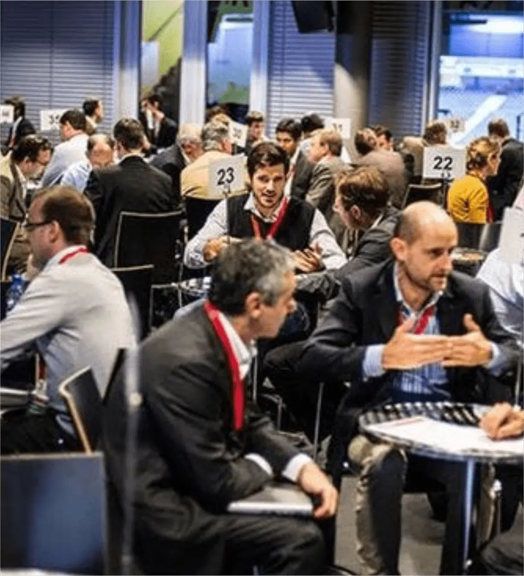 Business matchmaking in the Eventdex app