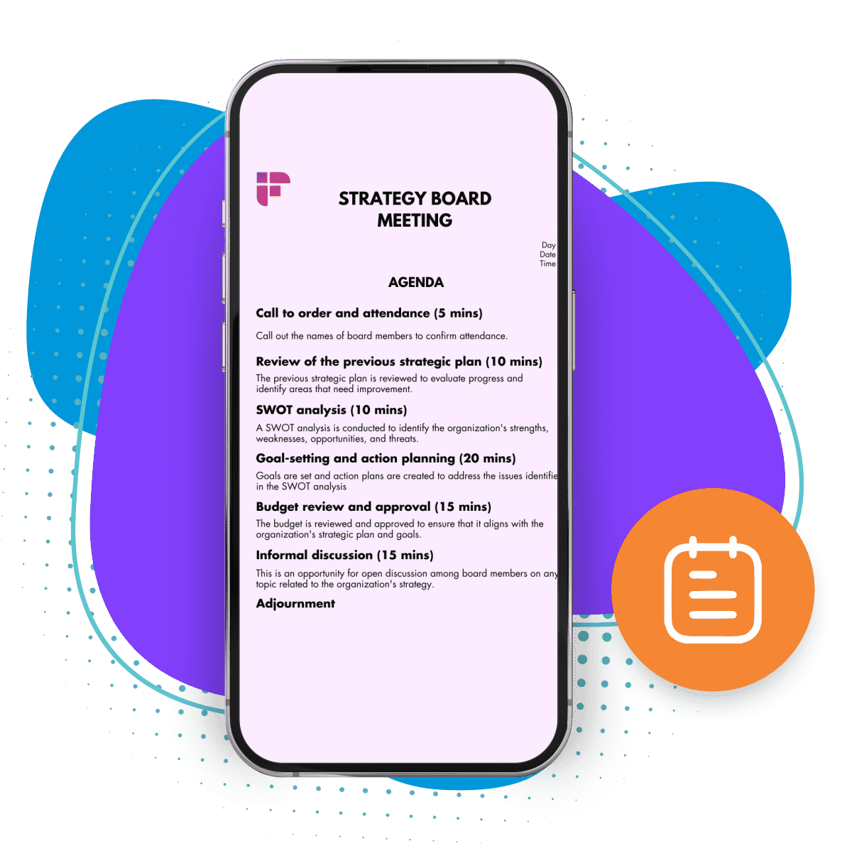 Event Program Agenda