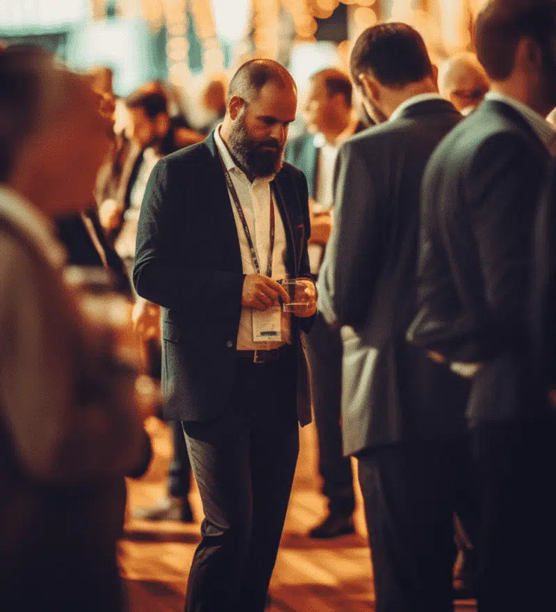 Onsite check-in at an event
