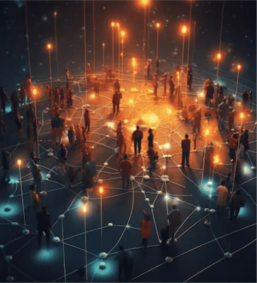 A speed networking session