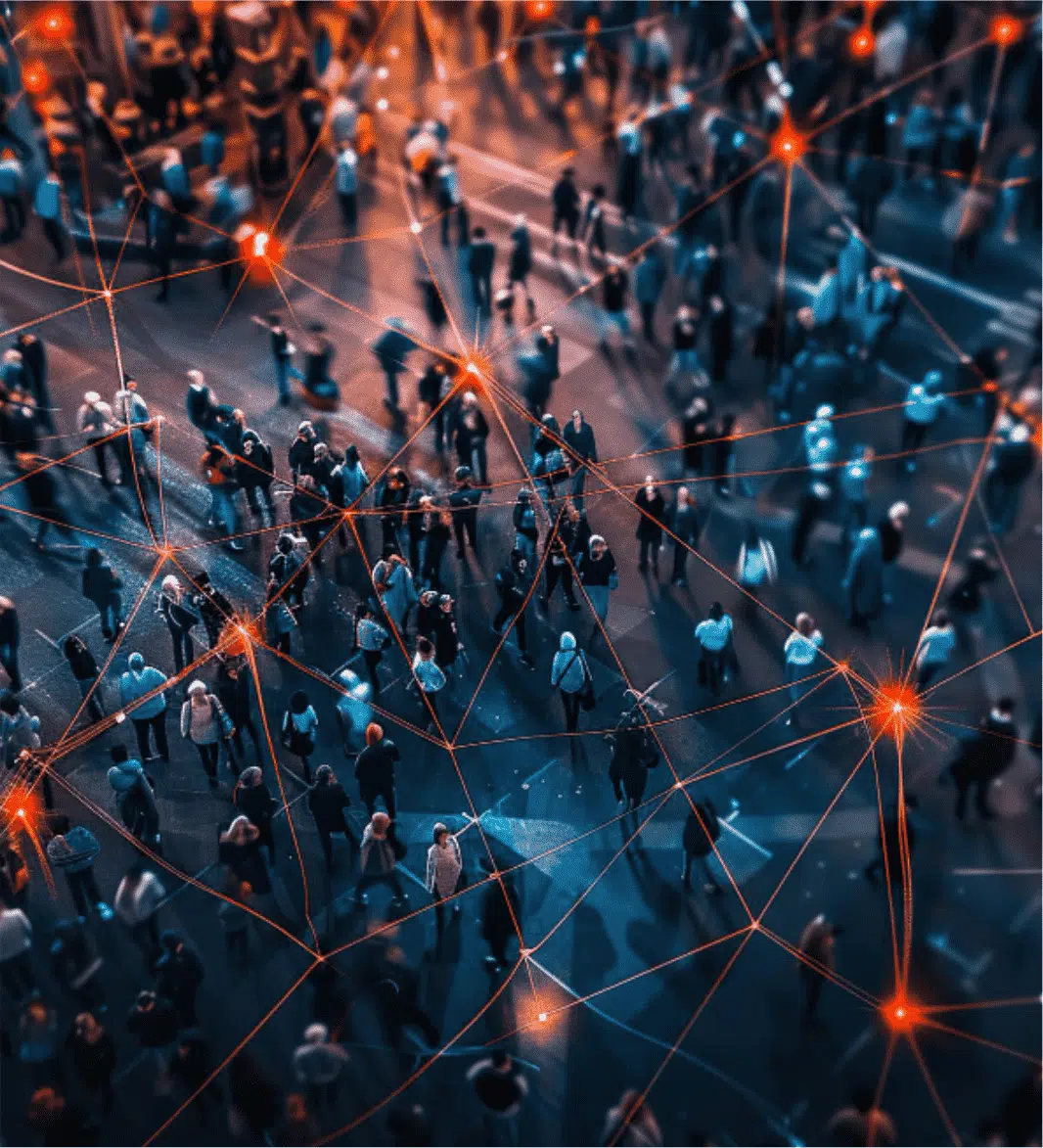 A speed networking session