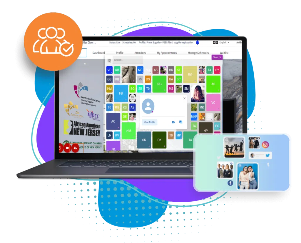 Attendee Wall for your Virtual Events