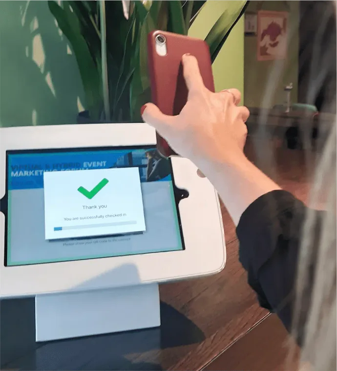 Event management software screen