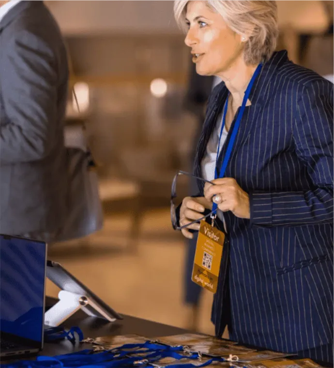 Event management software screen